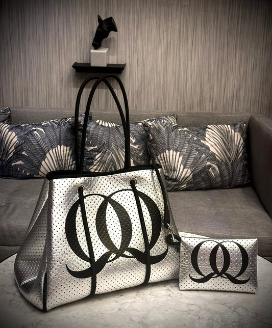 Modern Metallic Tote
